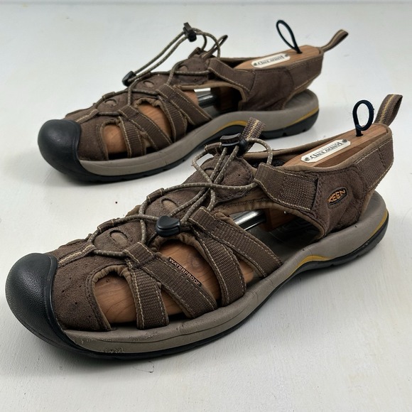 Keen Other - Keen Kanyon Sandals Men's 11.5 Brown Orange‎ Waterproof Hiking Outdoors Shoes